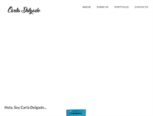 Tablet Screenshot of carladelgado.net
